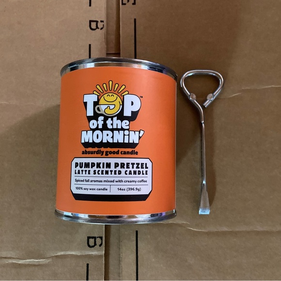 Top of the Mornin’ Coffee Other - Top of the Mornin’ Coffee Pumpkin Pretzel Latte Candle